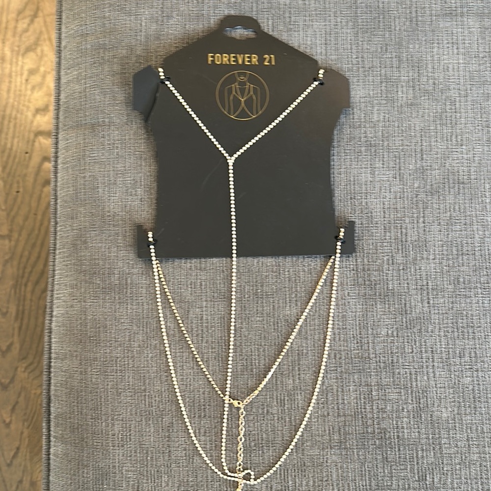 Forever 21 Gold and Silver Layered Necklace